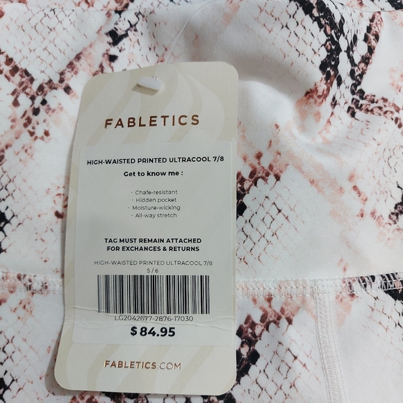 Fabletics high waisted printed ultracool 7/8 - Picture 6 of 11